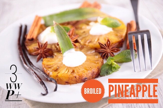 Ever have a craving for something sweet but didn't want to blow your weight loss? The Broiled Pineapple will quench that craving & keep you on track.