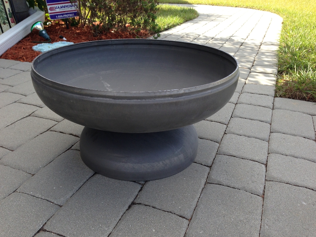 Made in USA Ohio Flame 30 Patriot Fire Pit Natural Steel Finish 