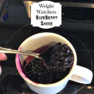 Weight Watchers Friendly Blueberry Sauce