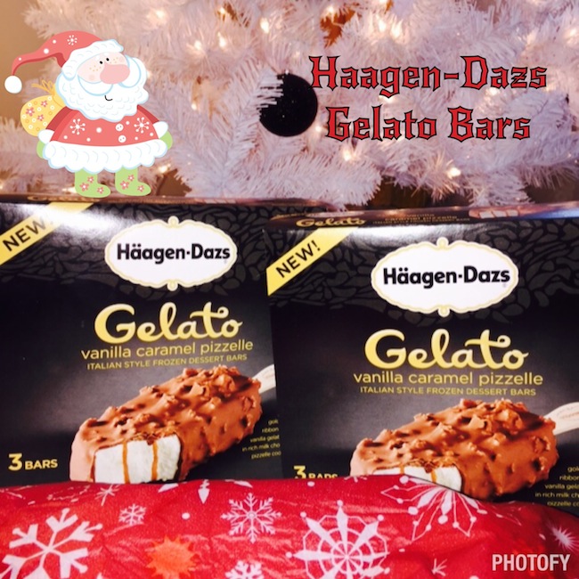 Be prepared for entertaining guests with Nestle HÄAGEN-DAZS Gelato Bars.Creamy gelato,caramel ribbons,milk chocolate & Italian style pizzelle cookie pieces.
