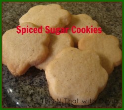 Are you attending any cookie exchanges this year? If so, be sure to check out this spin on the classic sugar cookie-- Spiced Sugar Cookies!