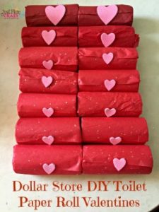 It's easy to create DIY Toilet Paper Dollar Store Valentines for under $5. I made 14 but depending on which candy you purchase, you could make more.
