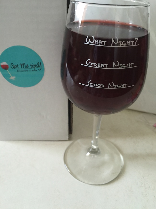 "What Night?" funny Wine Glass is a fun & unique gift for any wine lover or enthusiast. A perfect housewarming, birthday, graduation or anniversary gift. 