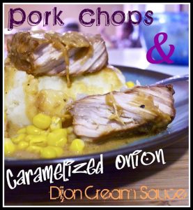 Slow cooked pork chops pair nicely with a Dijon cream sauce for a tasty twist to your pork chop routine. It only takes about 30 minutes to throw together.
