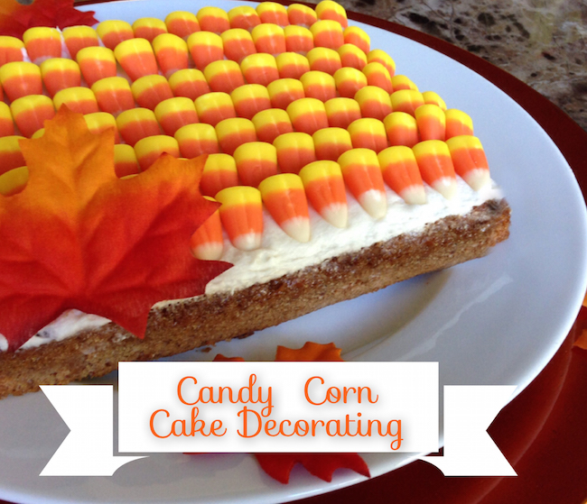 Candy corn cake