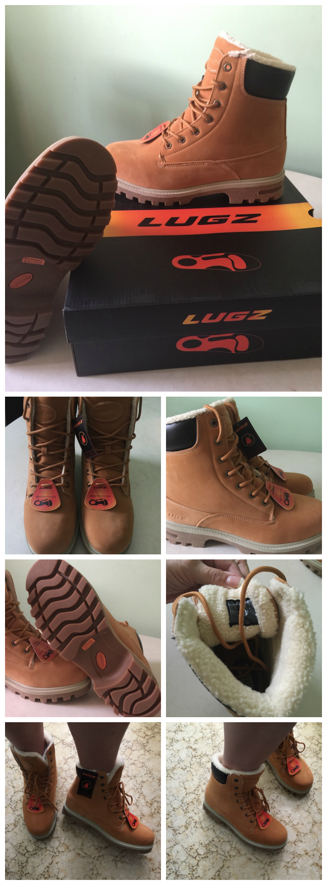 lugz memory foam boots