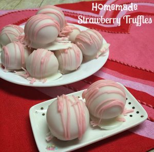 Strawberry Truffles recipe is perfect for any occasion but is great for a Valentine's Day party too. Plus they taste delicious.