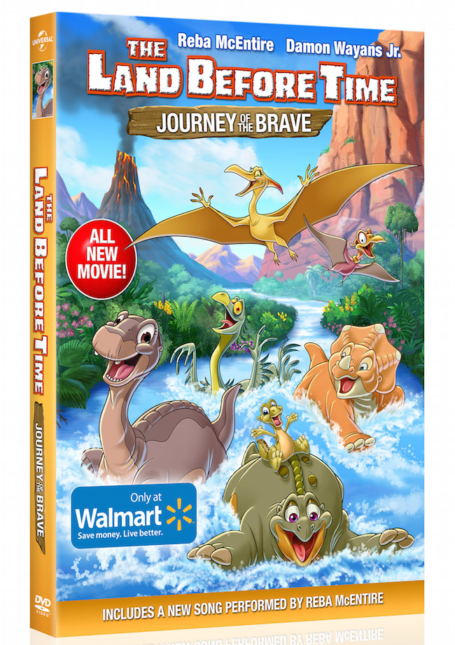 Some of you may have already heard the news but just in case you haven't, THE LAND BEFORE TIME: JOURNEY OF THE BRAVE is coming on DVD on February 2, 2016!