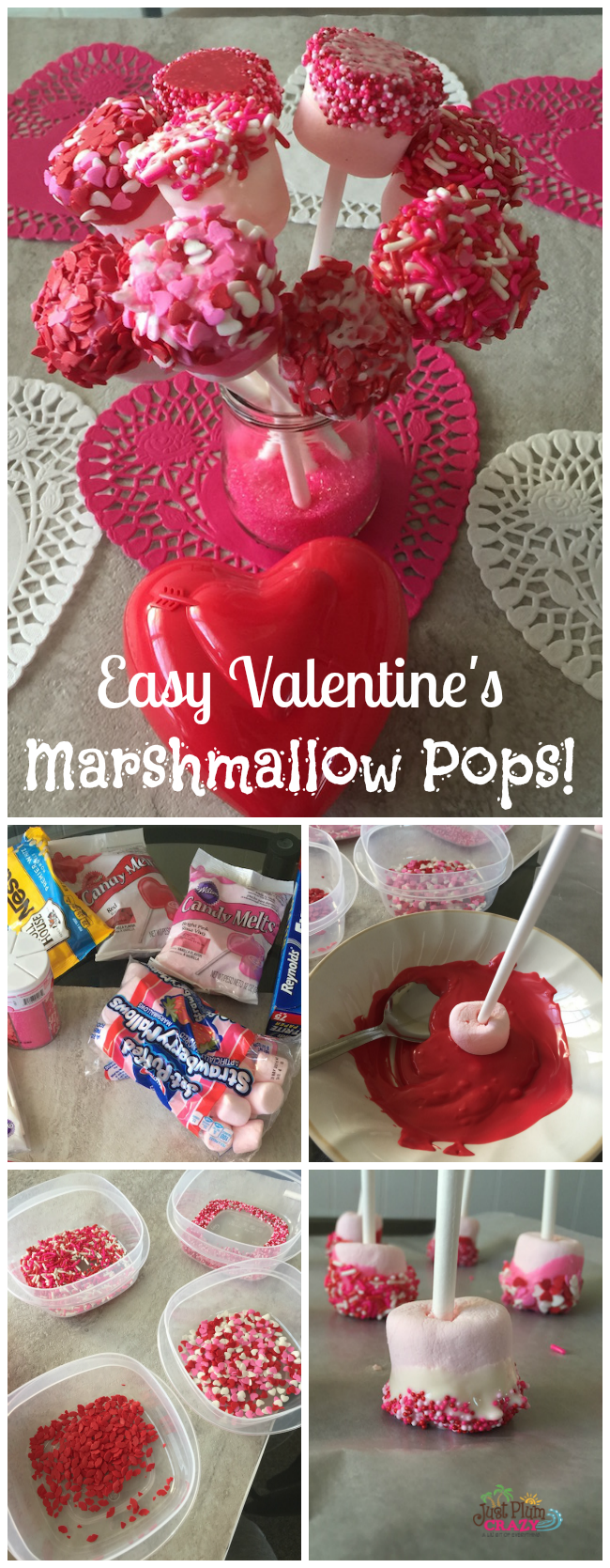 It's Valentine's Day and when you have toddlers at home, you look for easy Valentine's Day treats to make. Marshmallow Pops recipe is just that...easy! 