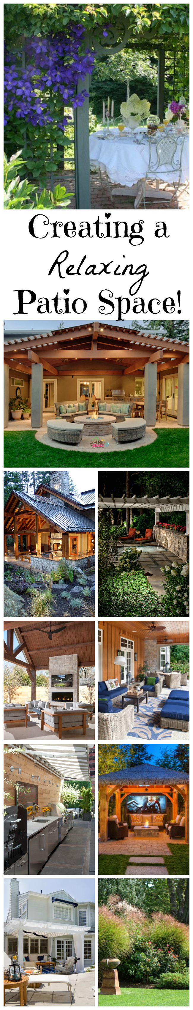 Your relaxing patio should be an area of your home where you are able to forget about all the negative things life can throw at you. 