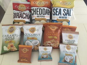 Cosmos Creations is not popcorn...it's premium puffed corn. It's non-GMO, gluten free, trans fat free & use natural ingredients.