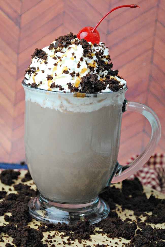 The Brownie Mocha Latte Recipe is perfect for any day but special because today is National Coffee Day! But, it's coffee day everyday for me lol.