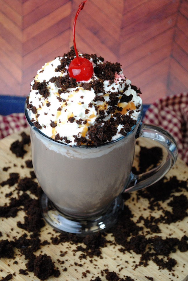 The Brownie Mocha Latte Recipe is perfect for any day but special because today is National Coffee Day! But, it's coffee day everyday for me lol.