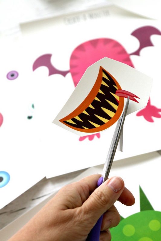 Create a Monster Free Printable | Just Plum Crazy