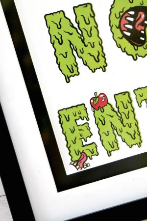 Creepy Free Printable Sign "Do Not Enter" | Just Plum Crazy
