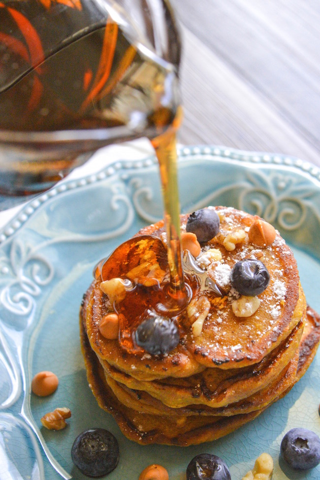 Before Fall even arrives, I am thinking pumpkin! These Butterscotch Pumpkin Pancakes recipe is perfect for this time of year especially if you love pumpkin!