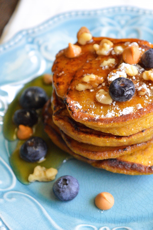 Before Fall even arrives, I am thinking pumpkin! These Butterscotch Pumpkin Pancakes recipe is perfect for this time of year especially if you love pumpkin!