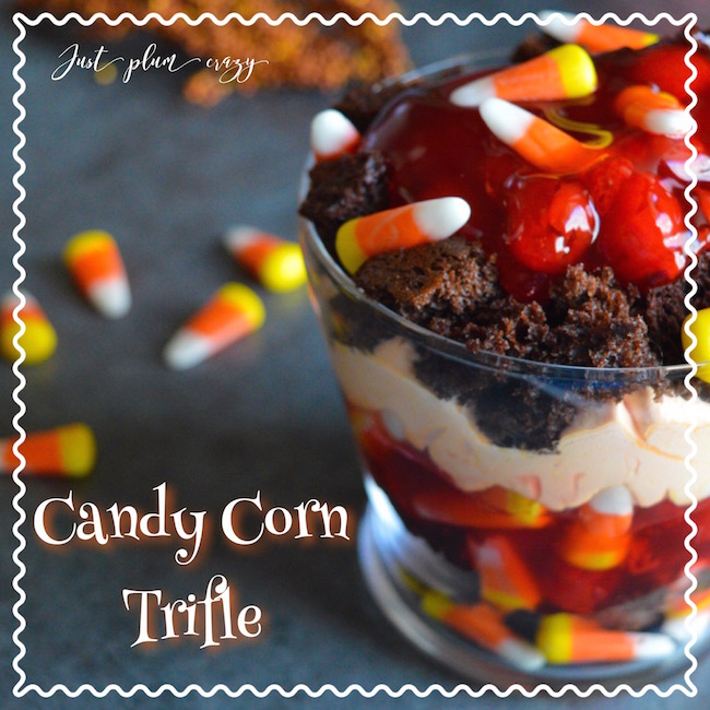 Halloween candy corn trifle