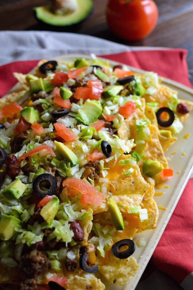 Are you ready for some football? How about an Easy Loaded Beef Nachos recipe that's perfect for the football get together?