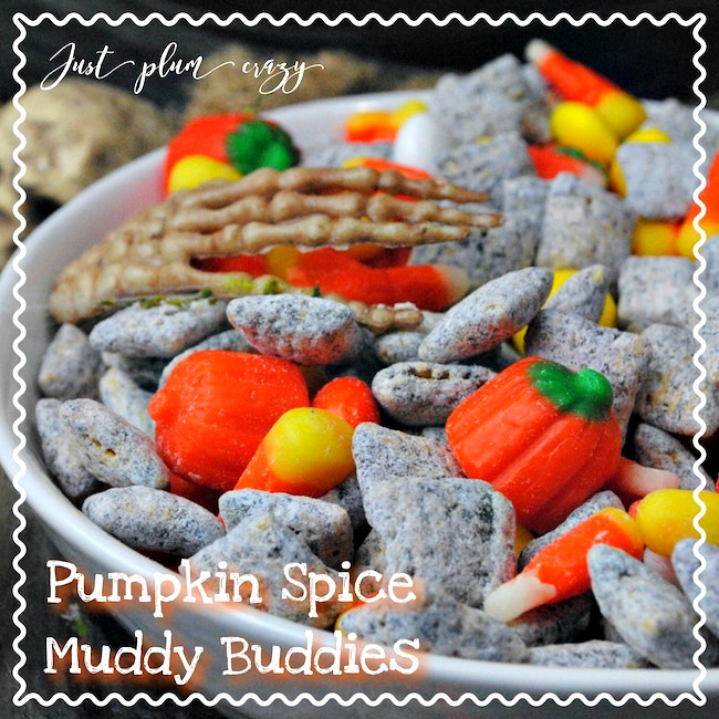 Pumpkin Spice Muddy Buddies for a perfect fall sweet treat.