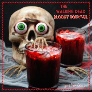 The Walking Dead Season 7 is upon us and why not get ready for it with an adult alcoholic beverage like The Walking Dead Bloody Cocktail recipe!