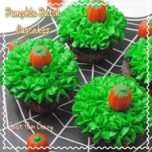 Halloween is just a couple days away and the Pumpkin Patch cupcake recipe is a quick and easy recipe to make at the last minute.