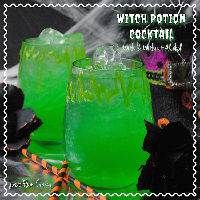 Green Witches Brew Halloween Cocktail - Creative Ramblings