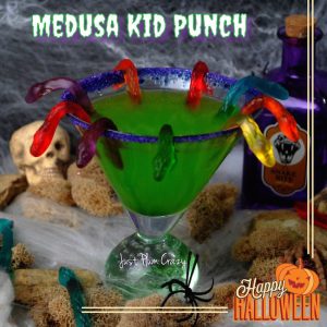 There's still time for a last minute recipe...isn't there? The Medusa Kid Punch Recipe is quick and they will love it! Happy Halloween!