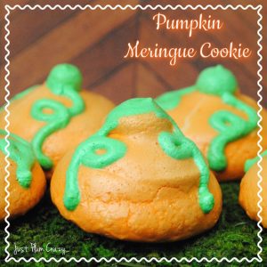 Pumpkin Meringue Cookies