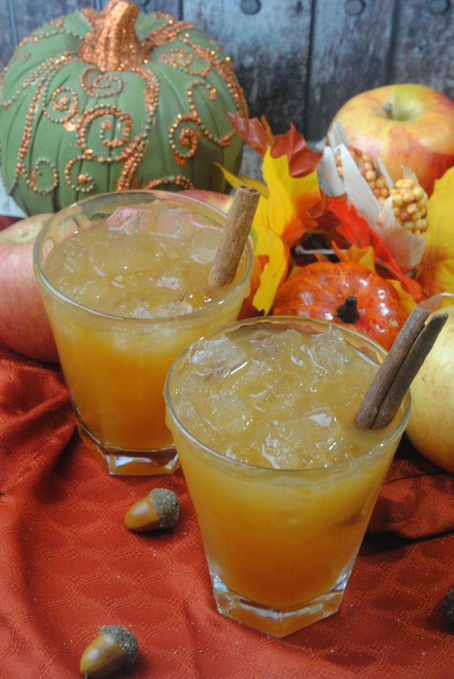 I know some of you are getting snow and the Bourbon Apple Cider Cocktail recipe is a nice adult beverage to sit around the fire with. 