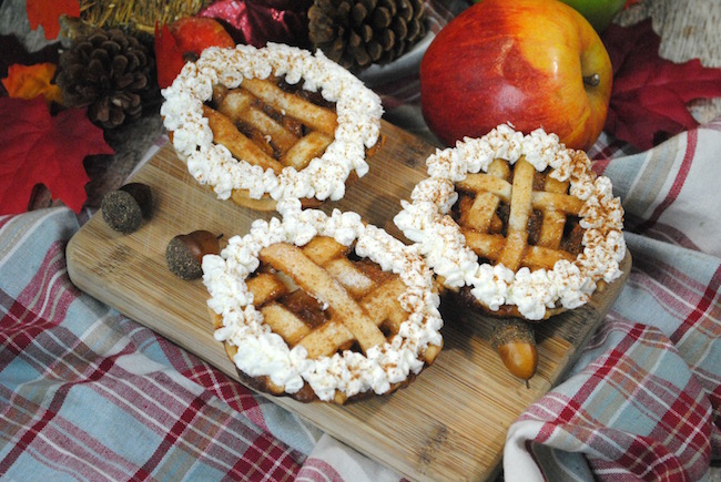 I love the Mini Apple Pies recipe because it gives everyone their own individual pie or if they are too full for dessert, they can take it home with them. 