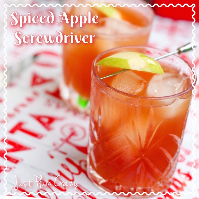 We are sharing with you a Spiced Apple Screwdriver recipe. It's sweet and sour at the same time but you and your friends and family are going to love it.