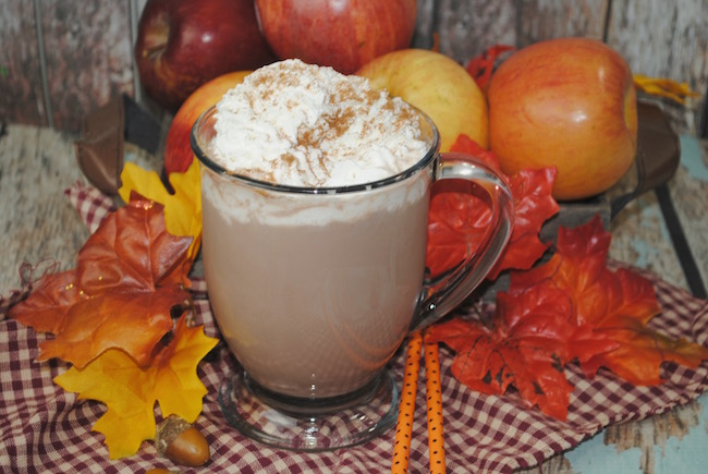 The weather is getting chilly and what better to warm up with than Caramel Apple Cocoa Recipe and some Apple Cider Donuts recipe. 