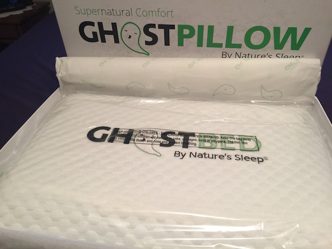 The GhostPillow is ergonomically designed so your head and neck achieve ideal spinal alignment. It's soft but supportive made of solid pure gel memory foam.