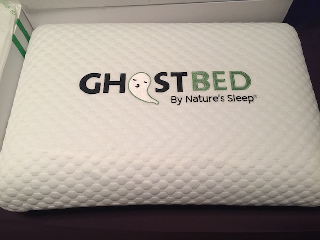 The GhostPillow is ergonomically designed so your head and neck achieve ideal spinal alignment. It's soft but supportive made of solid pure gel memory foam.