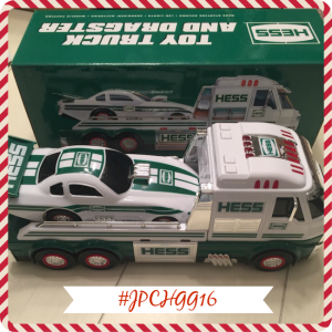 The Hess Toy Truck has been around for many years and each year they bring out a new one. This year, they created a race duo complete with the dragster.