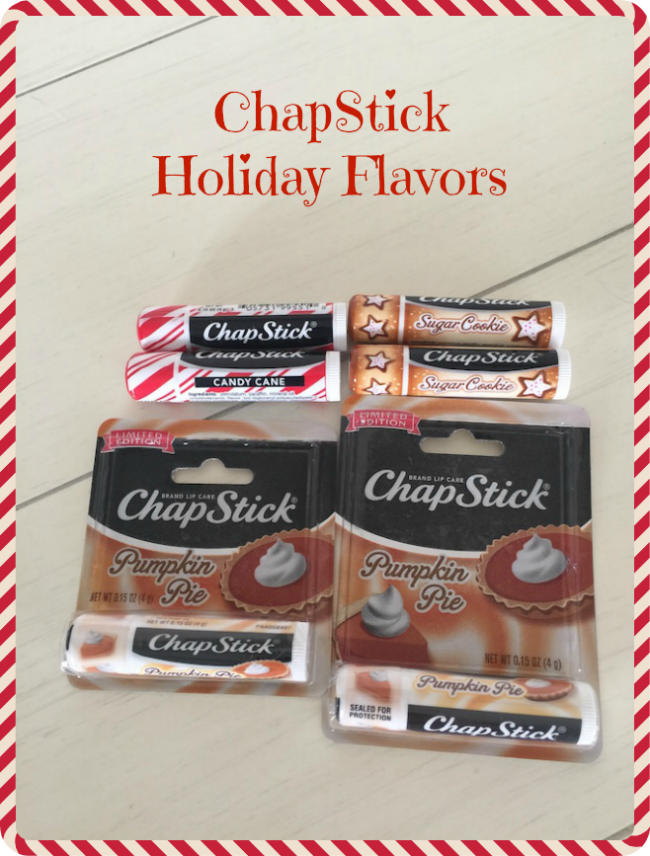 Everyone loves ChapStick as stocking stuffers and now that winter is here, we need it to protect our lips from drying out with the cold weather.