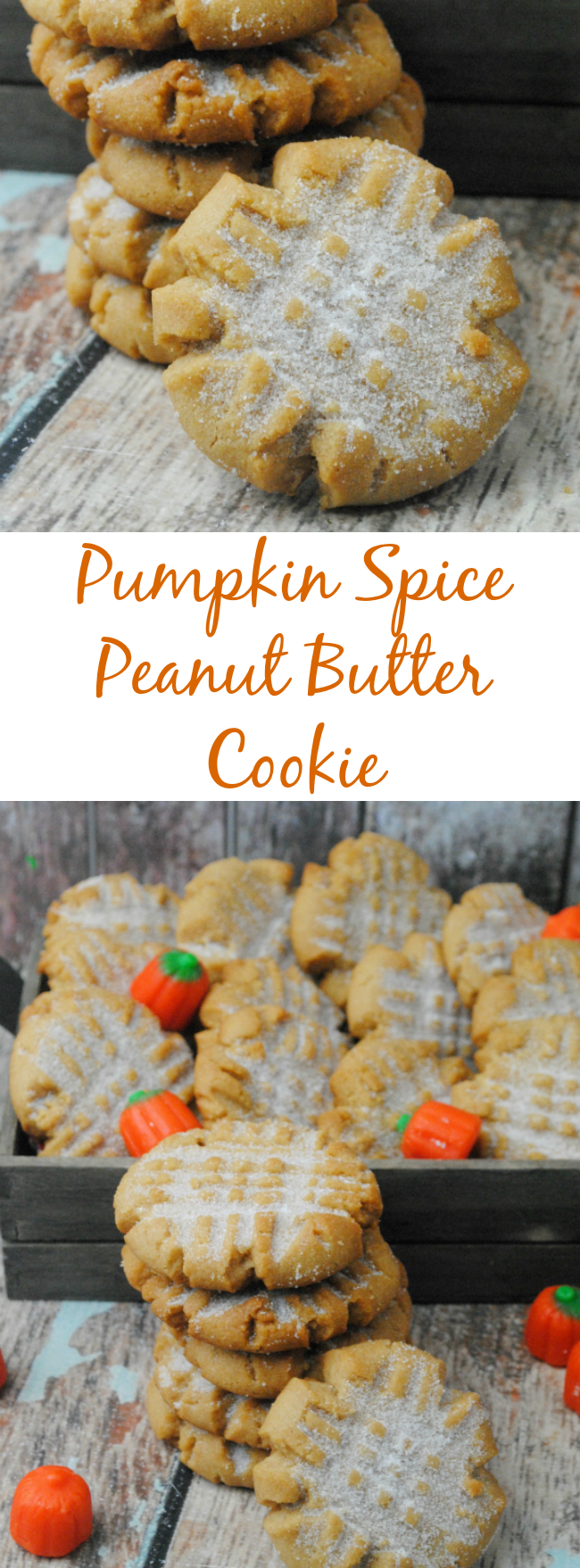 Pumpkin and Peanut Butter...yes please! It's still pumpkin season in our house, so today we are sharing a Pumpkin Spice Peanut Butter Cookie recipe.