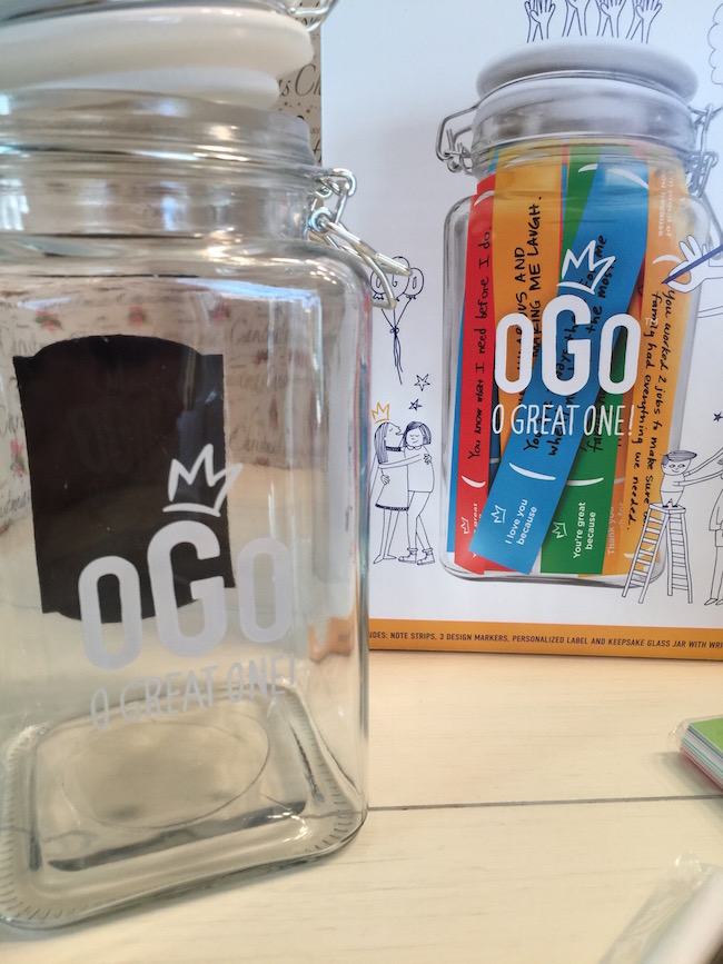 OGO J.A.R. stands for "O Great One" and J.A.R. kind of stands for jar because it is a jar, but actually means "Jackpot of Acknowledgment and Recognition". 