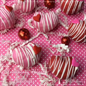 Hearts, chocolate, cake...it's all a sign that Valentine's Day is near. This Strawberry Heart Cakeballs recipe are so simple and everyone will love them.