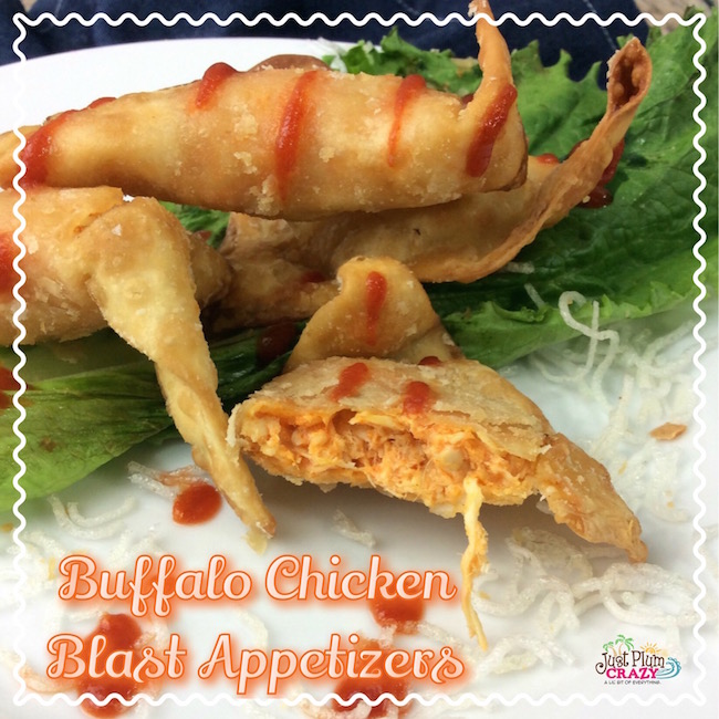 The Buffalo Chicken Blast Appetizers Recipe is made with rotisserie chicken, it's super easy to make and perfect for your game day party. 