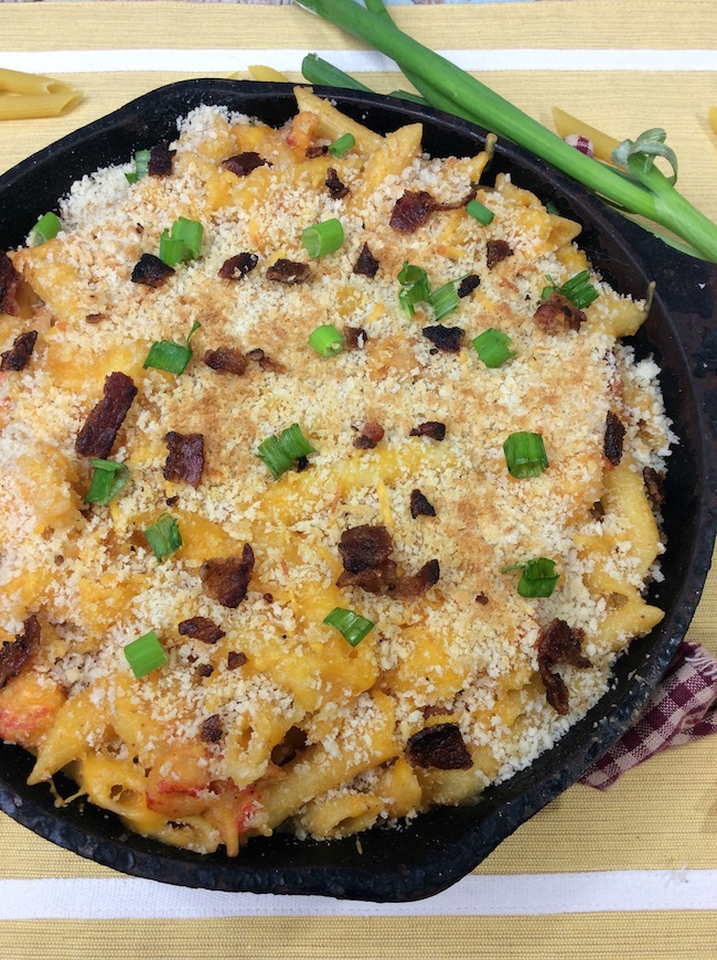 Whatever you call Mardi Gras, we now have a Cast Iron Skillet Cajun Crawfish & Shrimp Macaroni & Cheese Recipe for you to go with your Mardi Gras Cocktail.