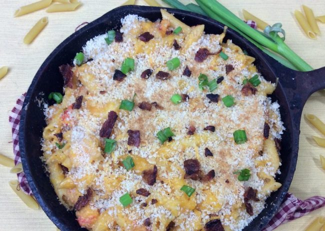 Whatever you call Mardi Gras, we now have a Cast Iron Skillet Cajun Crawfish & Shrimp Macaroni & Cheese Recipe for you to go with your Mardi Gras Cocktail.