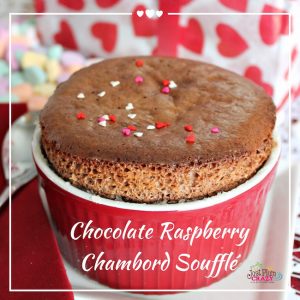 If you’re cooking a romantic dinner for your Valentine, you’ll want to include this warm, creamy, sinfully good Chocolate Raspberry Chambord Souffle Recipe.