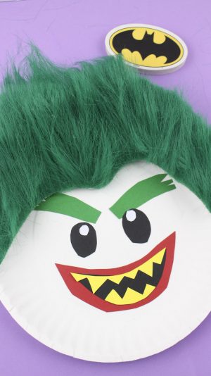 The Joker Paper Plate Craft Tutorial | Just Plum Crazy