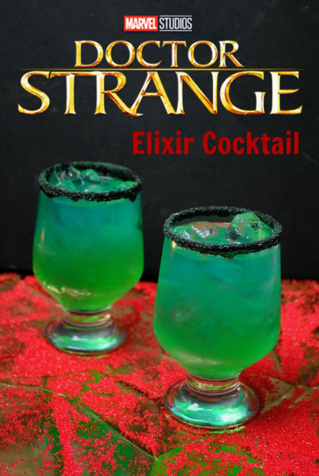 With Dr. Strange available on DVD today, what better opportunity to have a Dr. Strange Elixir Cocktail recipe than while you are watching it!