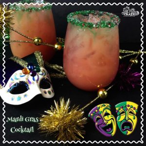 No matter if you celebrate Mardi Gras, Fat Tuesday, Shrove Tuesday or Paczki Day (yes, I am Polish!), this Mardi Gras Cocktail recipe is perfect it.
