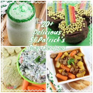With St. Patrick's Day just a couple days away, we have put together a list of 20+ Delicious St. Patrick's Day Recipes for you to choose from.