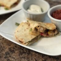 Today we are sharing an Air Fryer Chicken Quesadillas Recipe with you. It's easy to make and it is my husband's favorite.