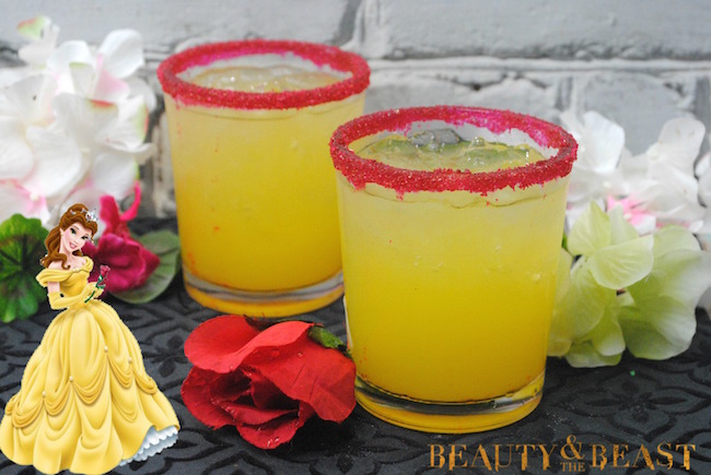 As you know, Beauty and The Beast will be in theaters March, 17th. So let's celebrate with a Beauty and The Beast Belle Margarita recipe. 
